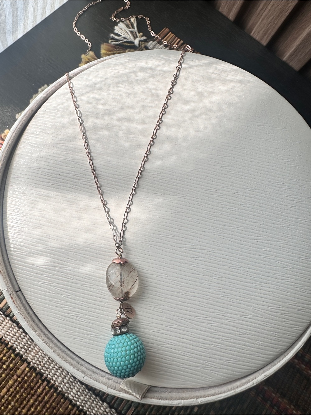 Gorgeous rare Hillberg and berk long chain necklace